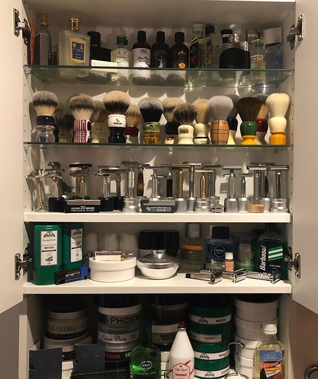 Shaving Den Cabinet Display | Agent Shave