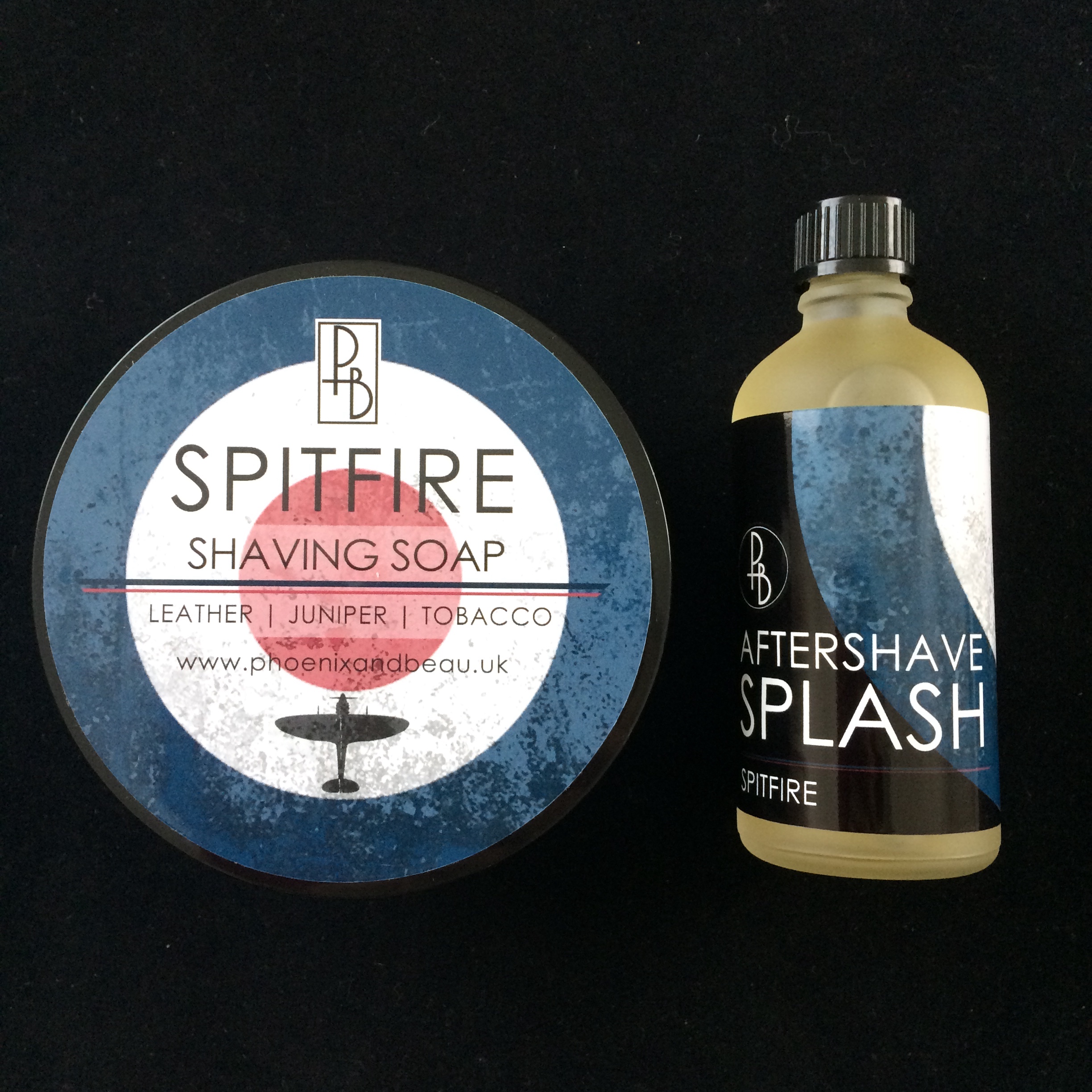 Phoenix & Beau Spitfire Shaving Soap & Aftershave Splash |Agent Shave