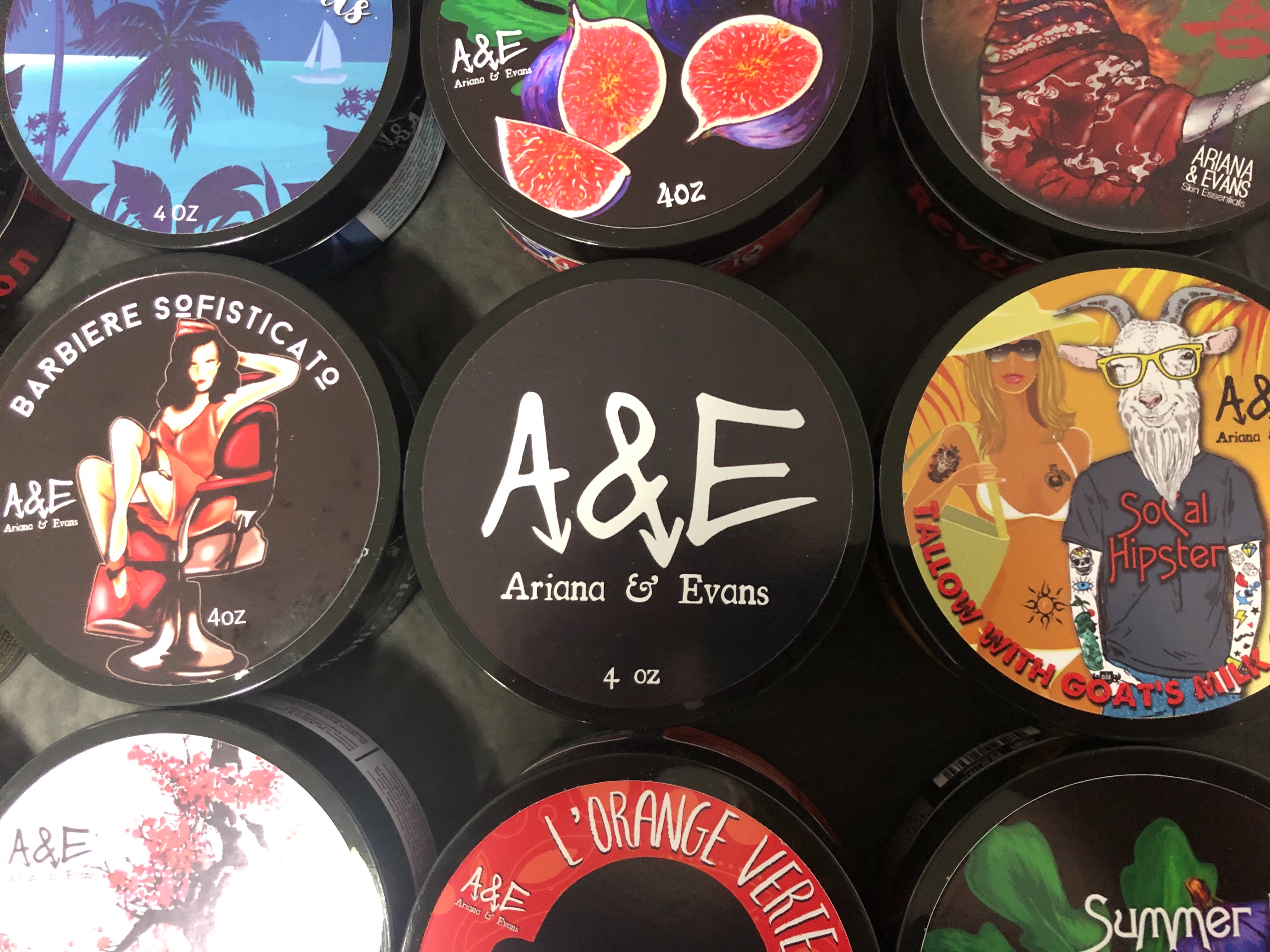 Ariana & Evans Shaving Soap | Agent Shave | Wet Shaving Supplies UK