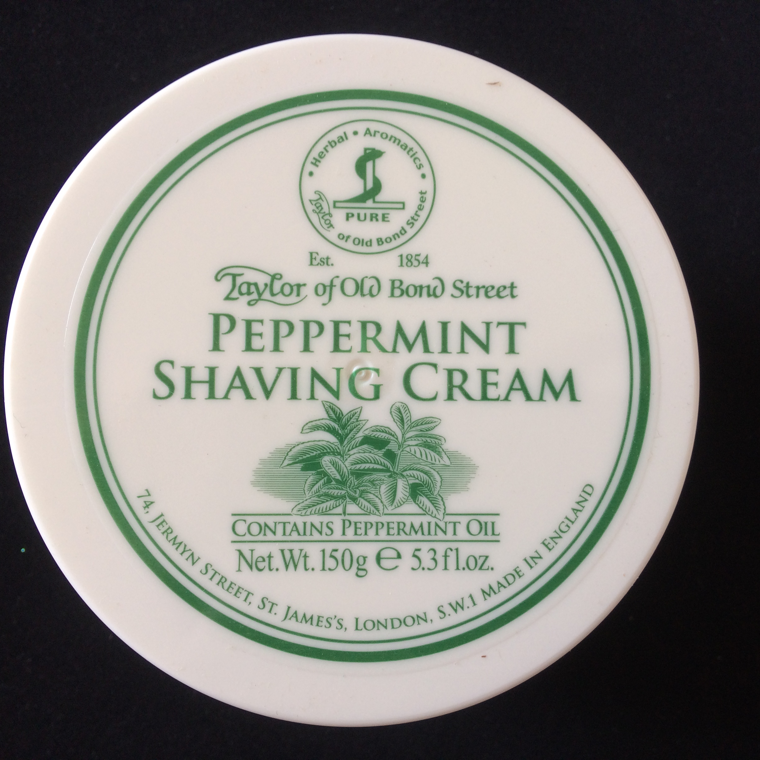 Taylor of Old Bond Street Peppermint Shaving Cream | Agent Shave