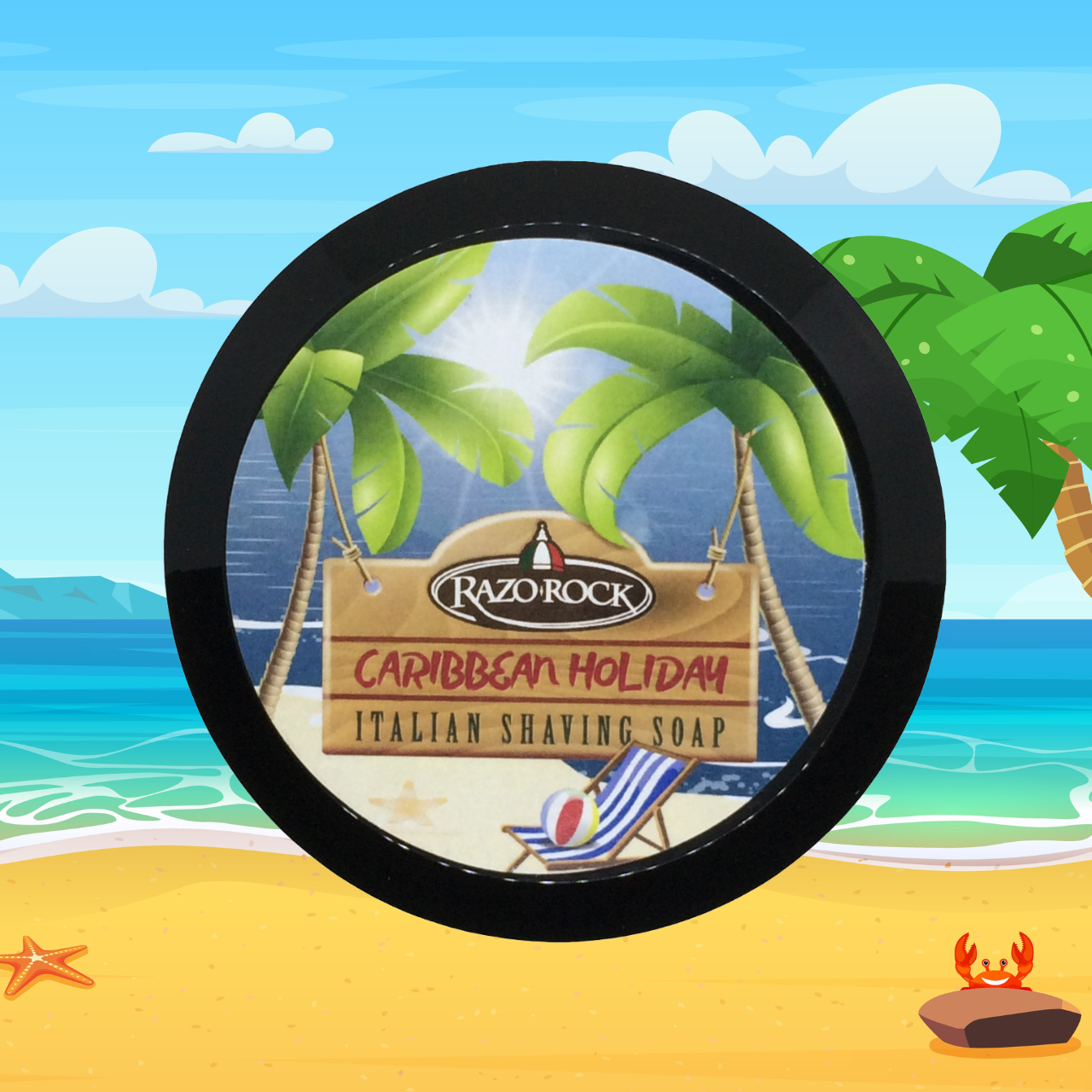 RazoRock Caribbean Holiday Shaving Soap