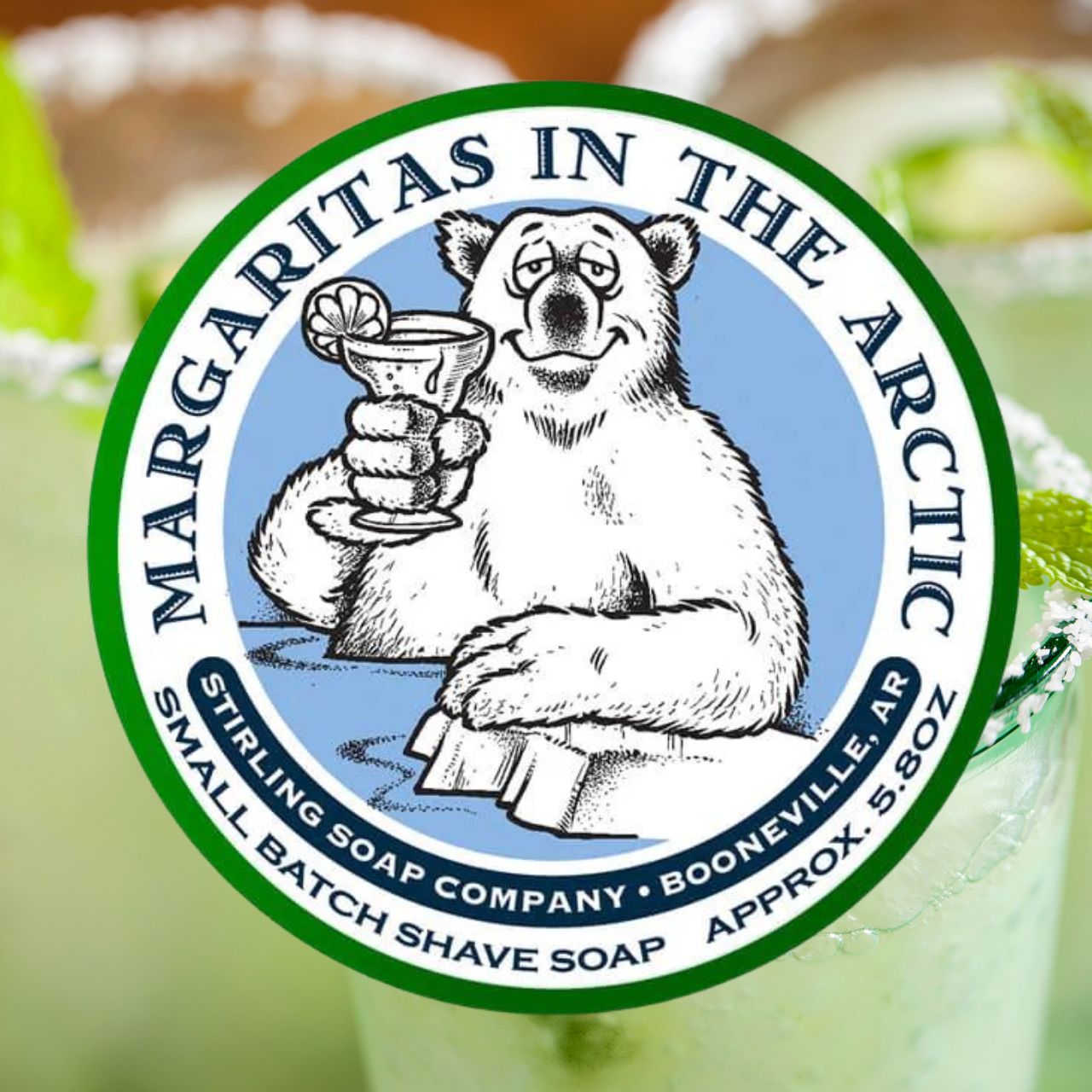 Stirling Margaritas in the Arctic Shaving Soap | Agent Shave | Wet Shaving Supplies