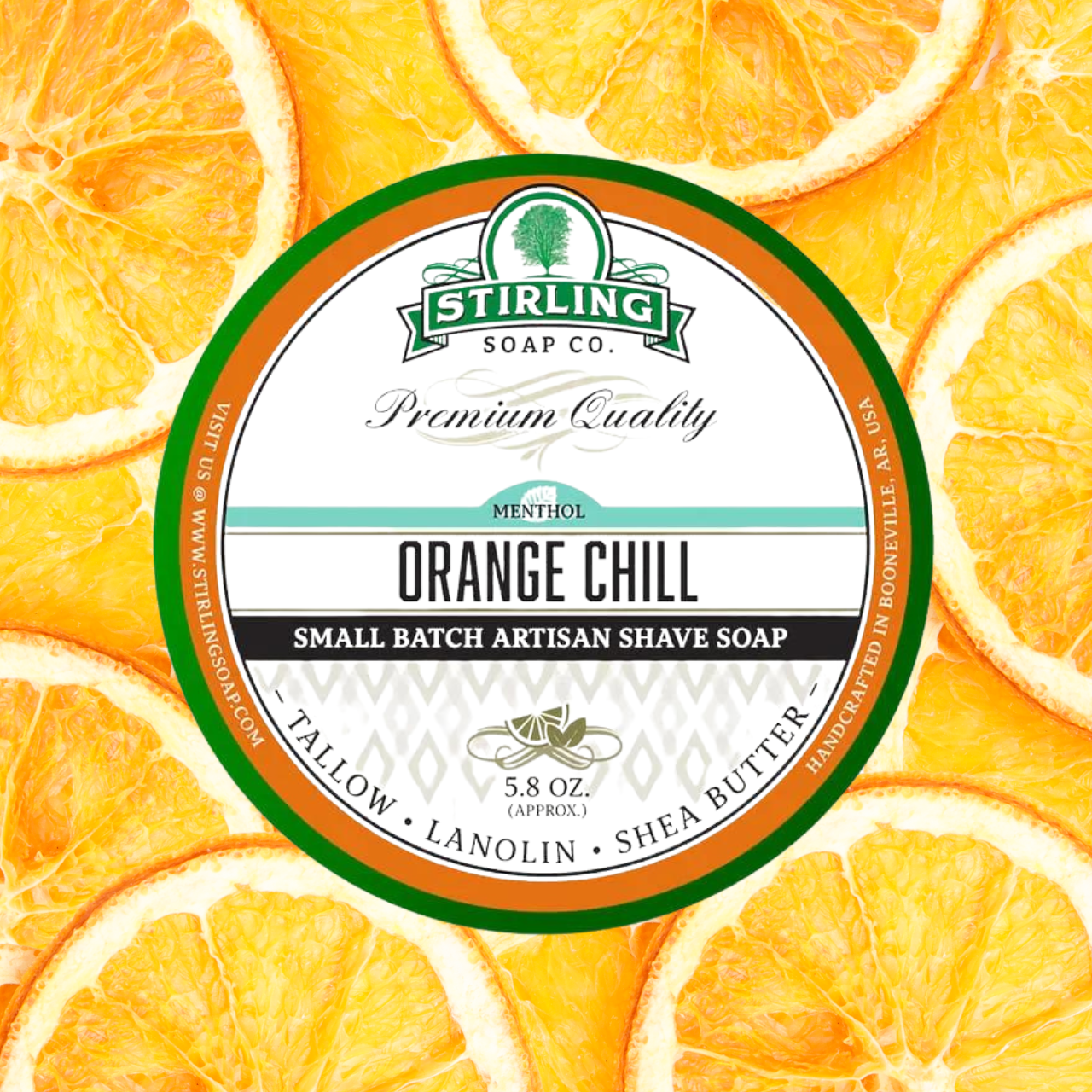Stirling Orange Chill Shaving Soap