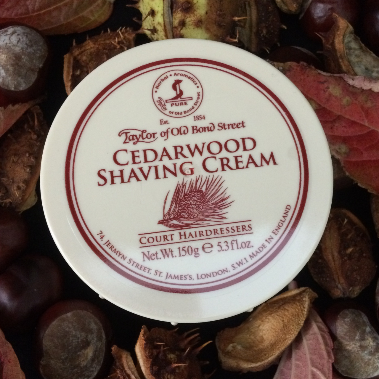 Taylor of Old Bond Street Cedarwood Shaving Cream | Agent Shave | Wet Shaving Supplies UK