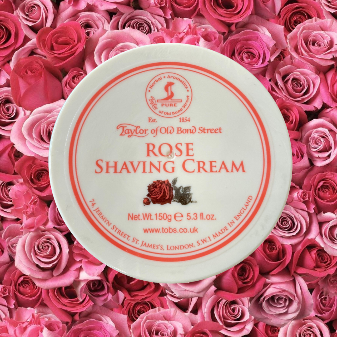 Taylor of Old Bond Street Rose Shaving Cream