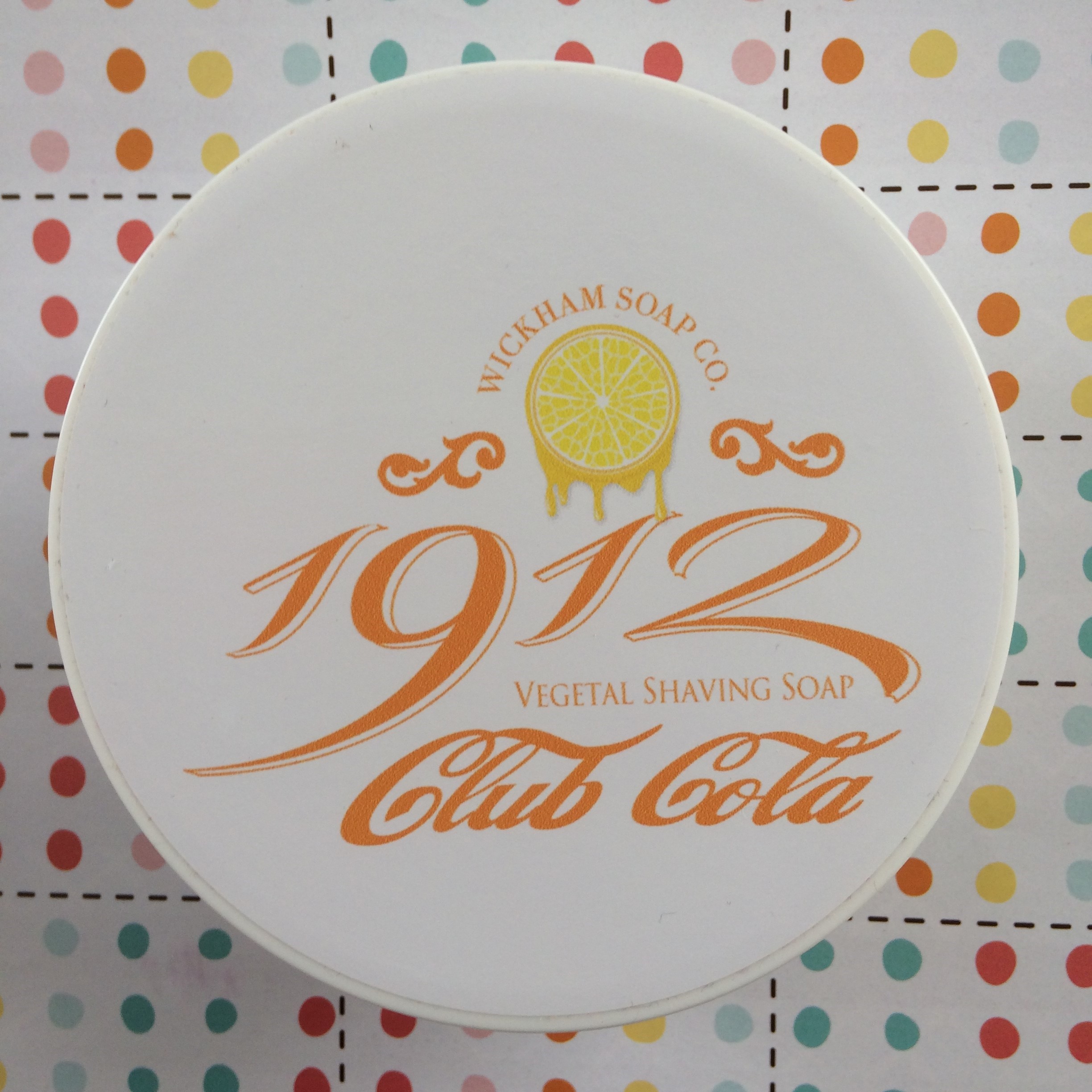 Wickham Soap Co 1912 Club Cola Shaving Soap | Agent Shave | Traditional Wet Shaving