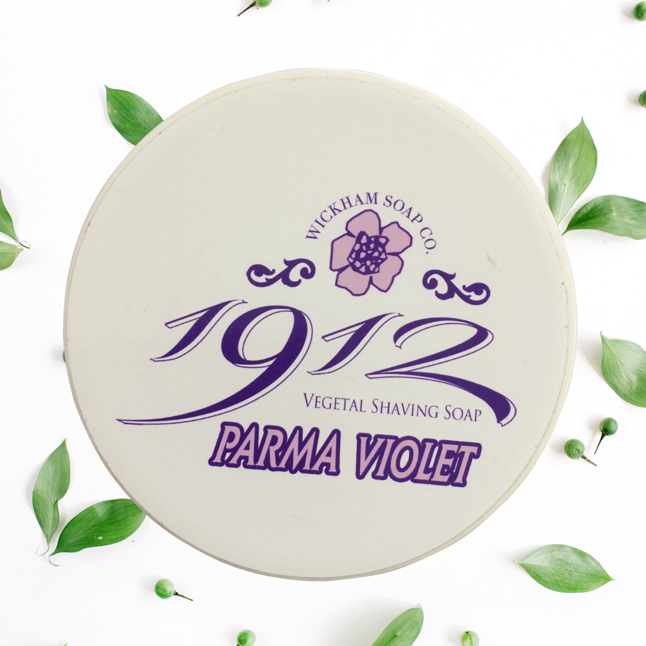 Wickham Soap Vegan Shaving Soap Parma Violet | Agent Shave | Wet Shaving Supplies UK