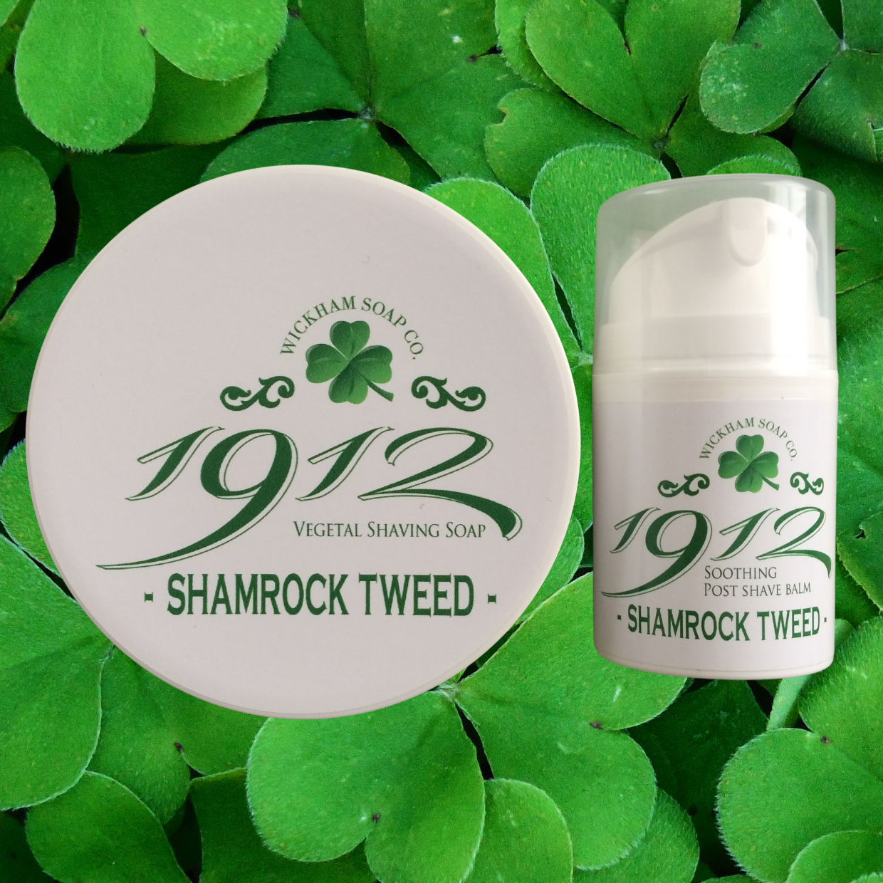 Wickham Shamrock Tweed Shaving Soap & Balm | Agent Shave