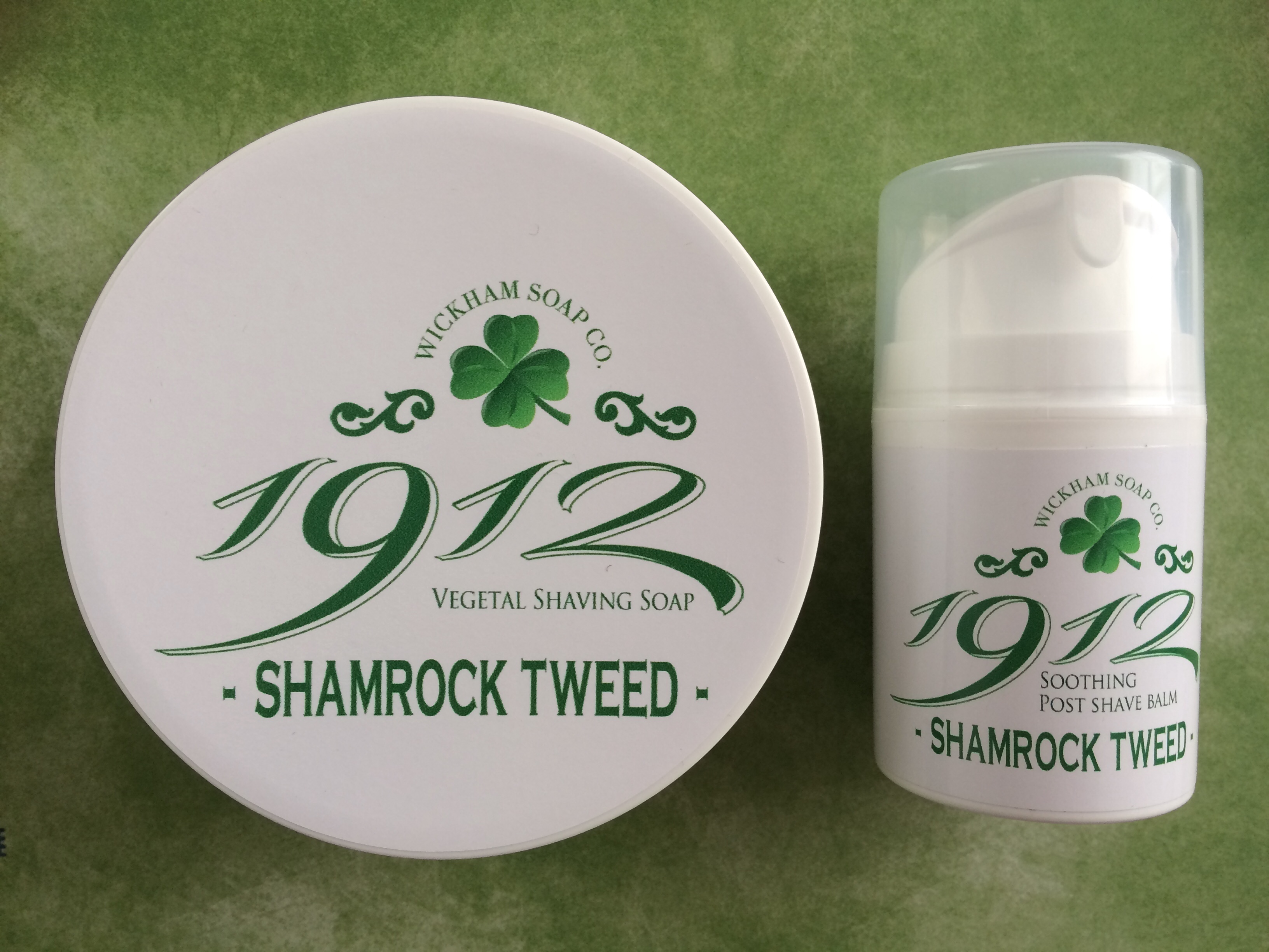 Wickham Soap Co Shamrock Tweed Shaving Soap | Agent Shave