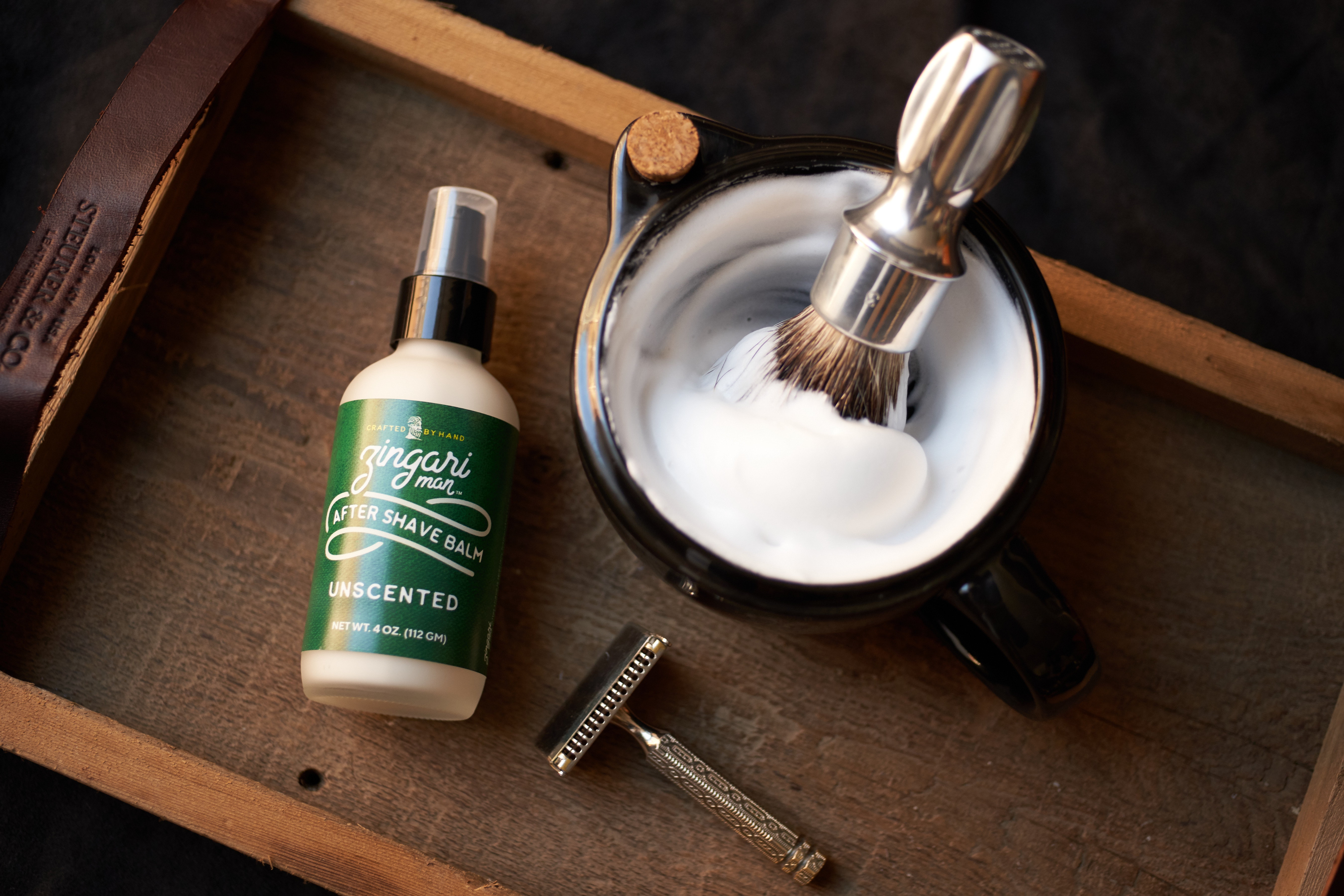 Zingari Man Shaving Soap Lather & Aftershave Balm | Agent Shave | Wet Shaving Supplies Uk