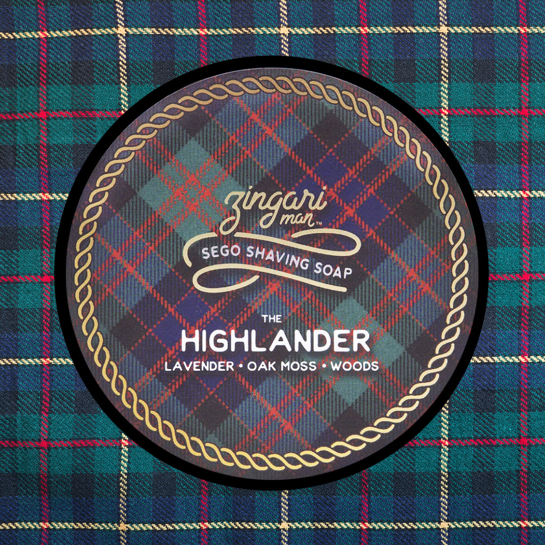 Zingari Man Shaving Soap The Highlander | Agent Shave | Wet Shaving Supplies UK