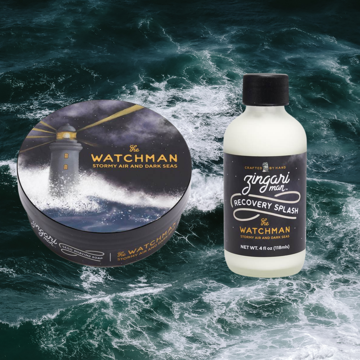 Zingari Man The Watchman Shaving Soap & Recovery Splash | Agent Shave 